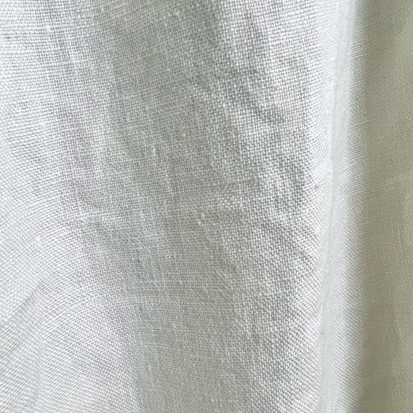 100% linen wide-leg/high-rise/elastic waist pants - Picture 16 of 16